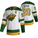 Minnesota Wild 20 Ryan Suter White Adidas 2020-21 Reverse Retro Alternate Jersey Dzhi,baseball caps,new era cap wholesale,wholesale hats